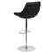 Flash Furniture Contemporary Black Vinyl Adjustable Height Barstool with Chrome Base CH-182050X000-BK-V-GG - alternate 7